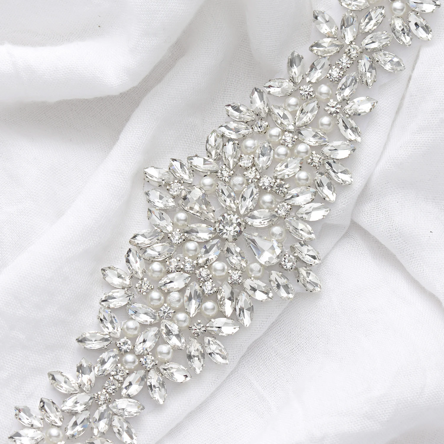 (1 шт.) Свадебные бисерные Стразы для шитья жемчужной аппликацией свадебных