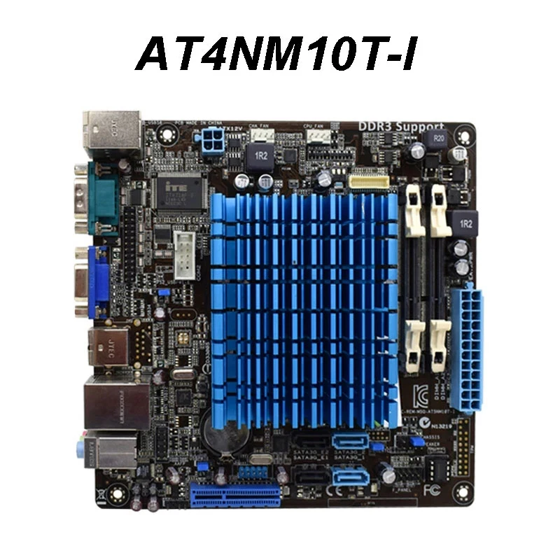 Для как нам AT4NM10T I интегрированный Atom D425 Процессор мини настольный материнская