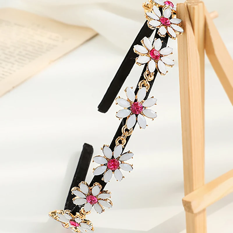 ZHINI Новый дизайн женские аксессуары для волос Стразы барокко ободок Свадебные