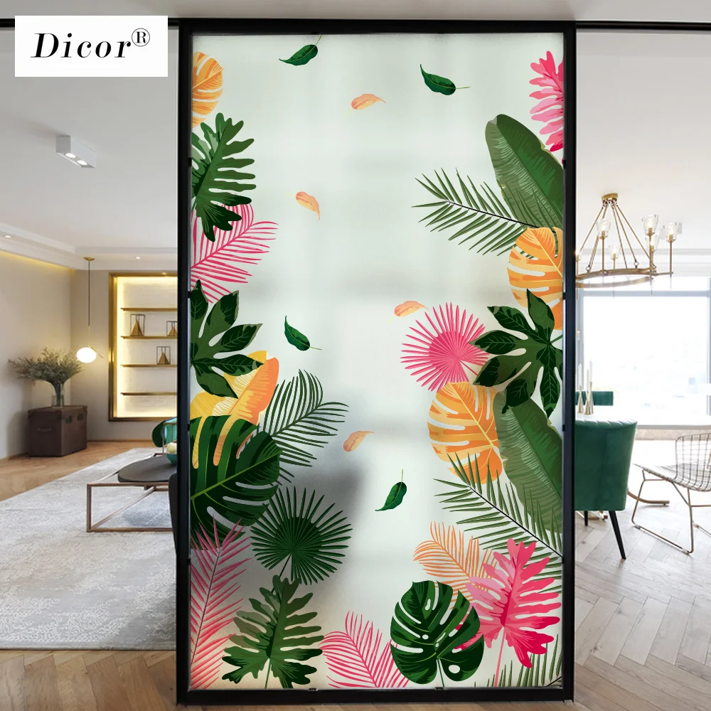 Цветная художественная пленка на окна клейкая наклейка для гостиной ванной