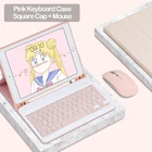 Для iPad Air 4 Чехол клавиатура с держателем для карандашей мышь A2072 A2316 A2324 чехол для iPad air 4 2020 чехол 10,9 дюйма Чехол