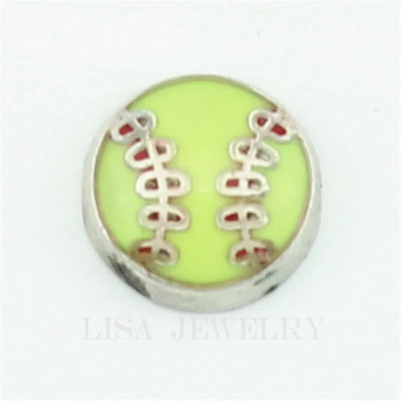 Оптовая продажа Плавающие Подвески для Софтбола живые плавающие медальоны 20