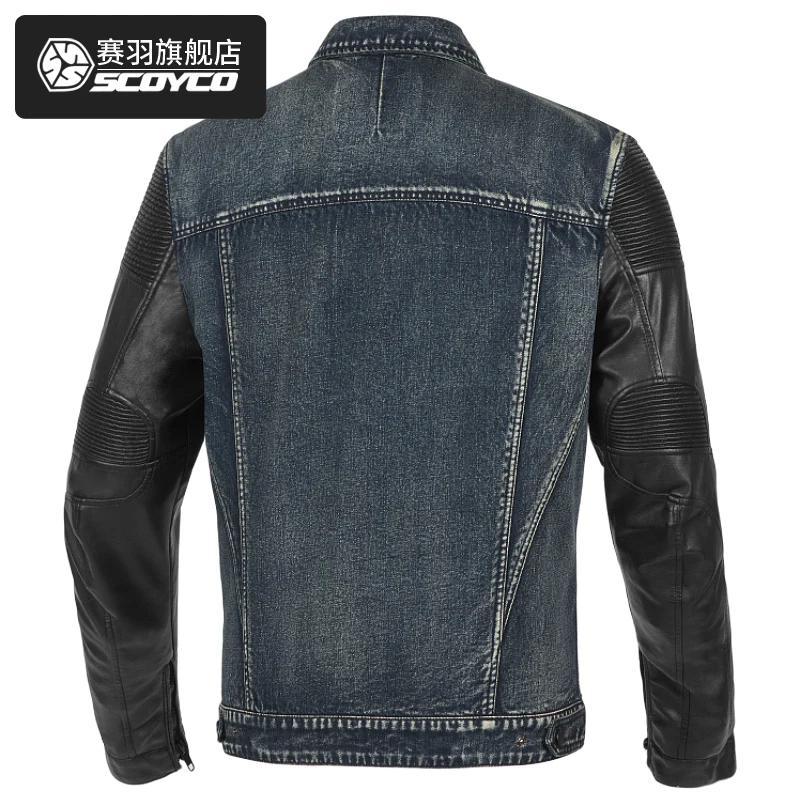 SCOYCO 21 Классические женские мотоциклетные сапожки джинсовая куртка Мужские