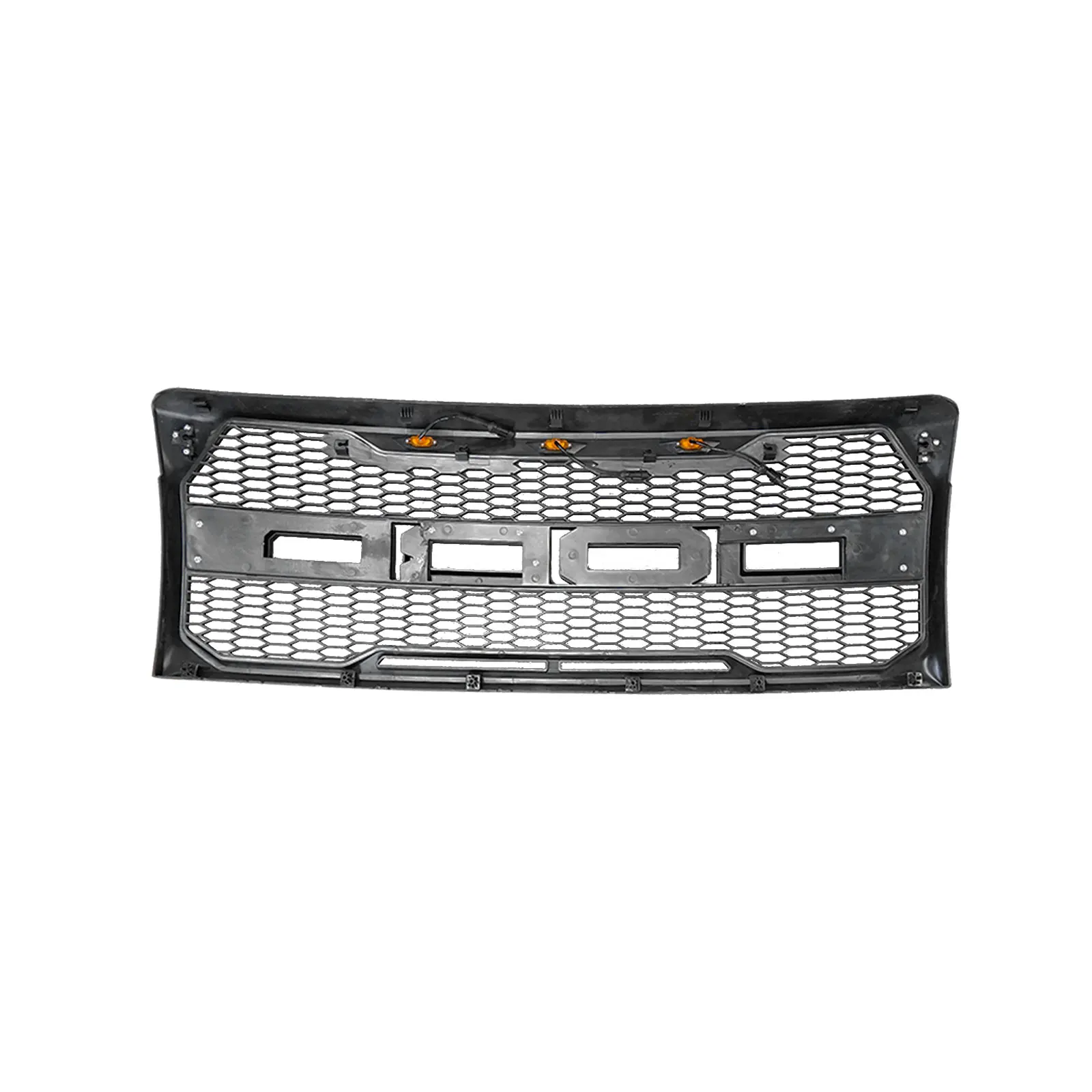 Wooba Fit 09-14 Ford F150 Raptor Style Upper Front Grille Hood Mesh ABS W/LED | Автомобили и мотоциклы