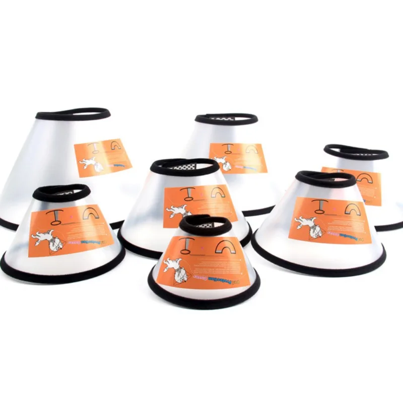 Удобный конический ошейник для собак и кошек купания домашних животных защита от