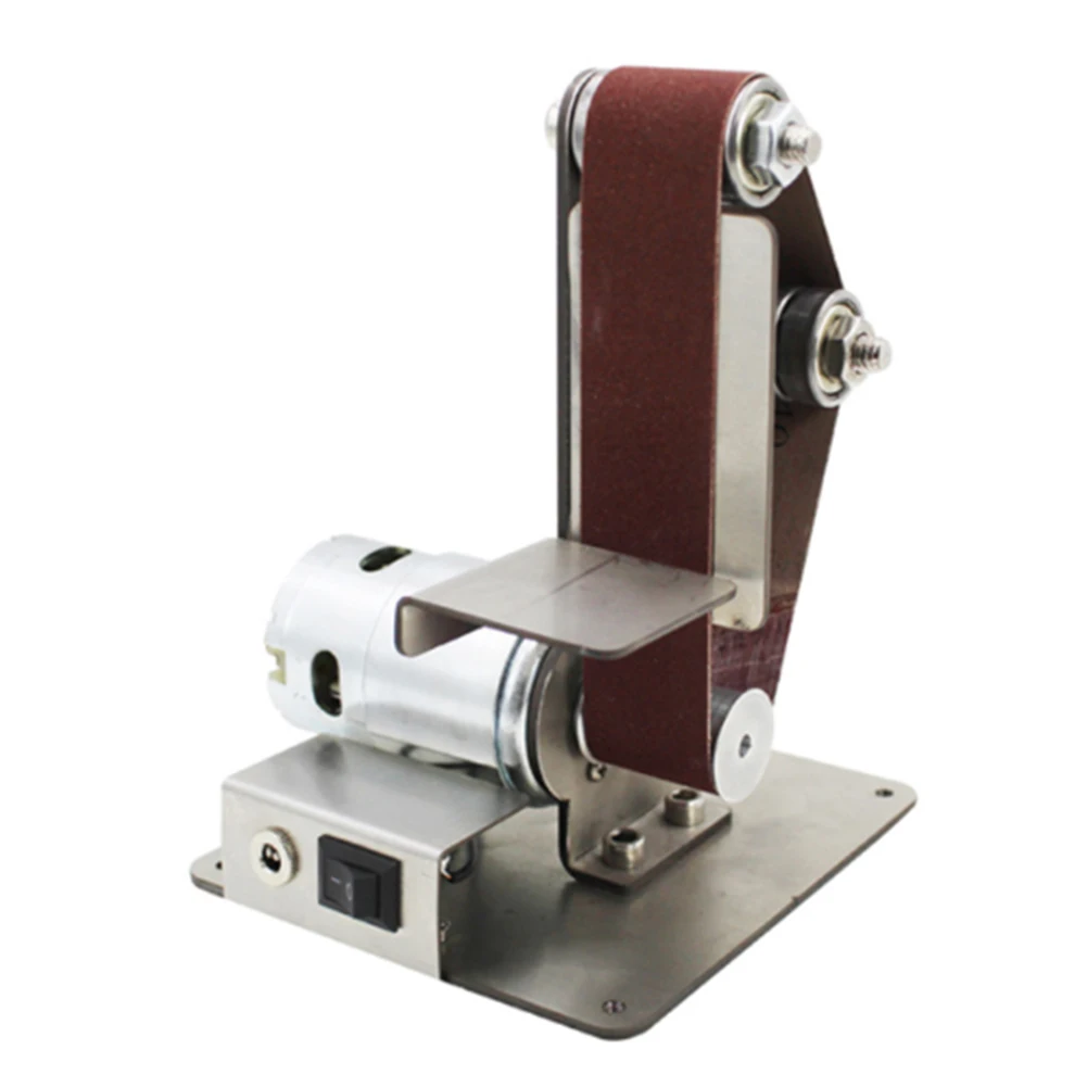 Mini DIY Belt Sander Sanding Grinding Machine Abrasive Belts Grinder Polishing S7 | Инструменты