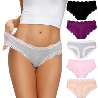 women underwear panties set 5pcslot cotton women briefs soft comfortable sexy underpants solid color female lingerie briefs
