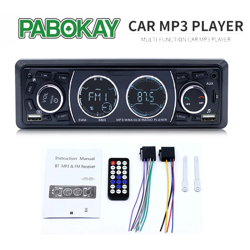 FS Bluetooth автомобиля Автомобильный MP3 плеер стерео аудио с FM радио AUX TF карта U диск