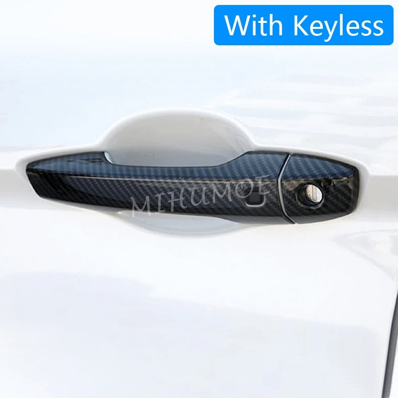 

Carbon Fiber Door Handle Cover For Mitsubishi Eclipse Cross w/ Keyless Entry 2018 2019 2020 2021 2022