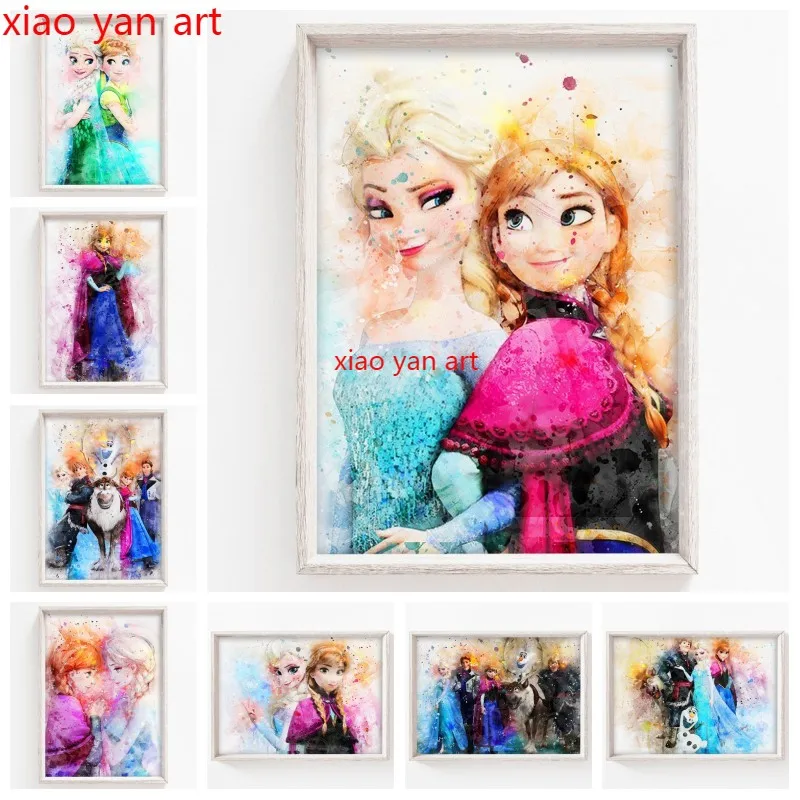 

Алмазная мозаика «сделай сам» из мультфильма «Холодное сердце»