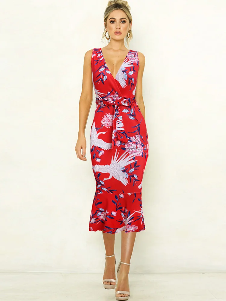 Сезон: весна лето Модные торжественное платье сексуальное с v образным воротом