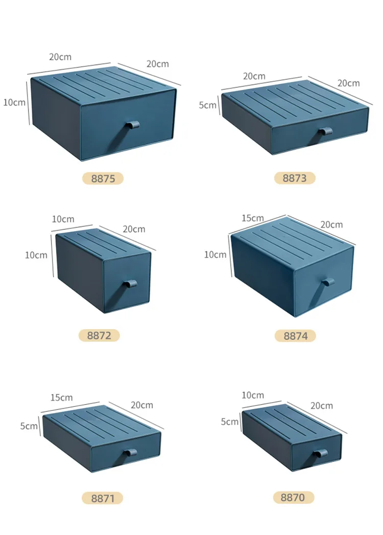 

DIY Desktop Storage Box Plastic Drawer for Cosmetic Stationery Organizer Box Dormitory Storage Colorful Office Small Drawer Box