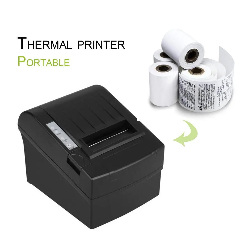 POS-8220 Portable POS Thermal Receipt Printer 80mm Auto Cutter USB Waterproof Oil-proof | Компьютеры и офис