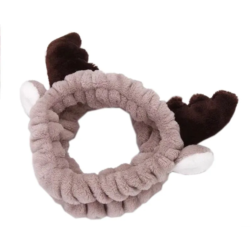 Новый повязка на голову для девочек макияж лица с повязкой милый в виде оленьих