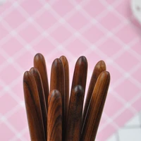 ceramic pottery tools round mahogany texture stick sculpture soft pottery making sculpture clay tool