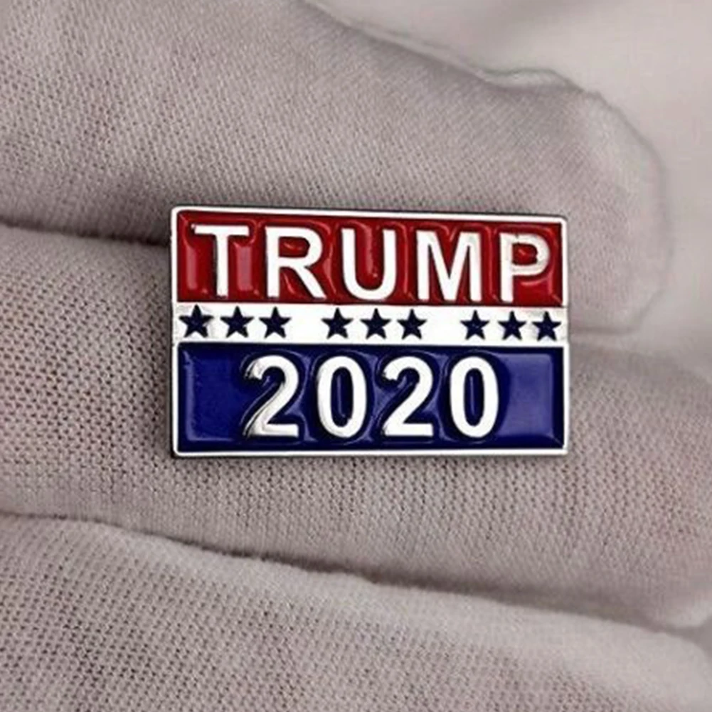 Брошь булавка подарки кнопка для предвыборной акции Трамп 2020 выбор президент