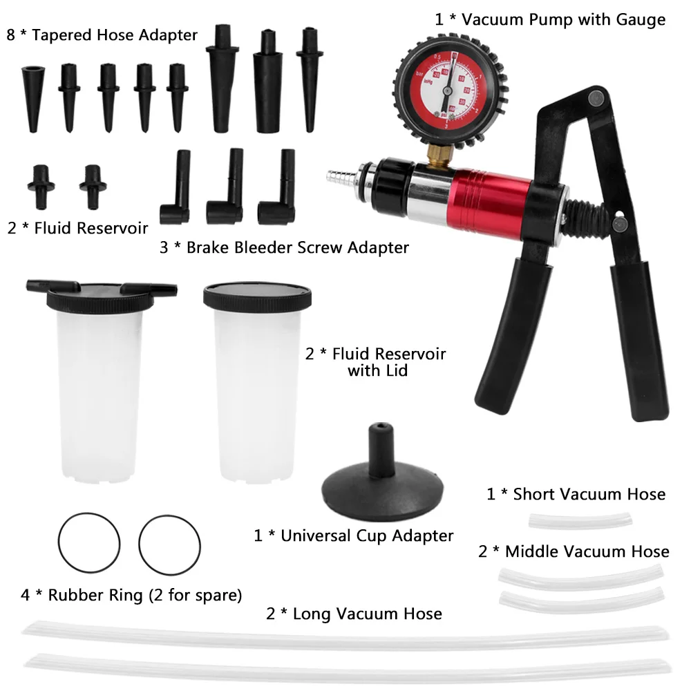 Профессиональный ручной тестер тормозов комплект вакуумных насосов для