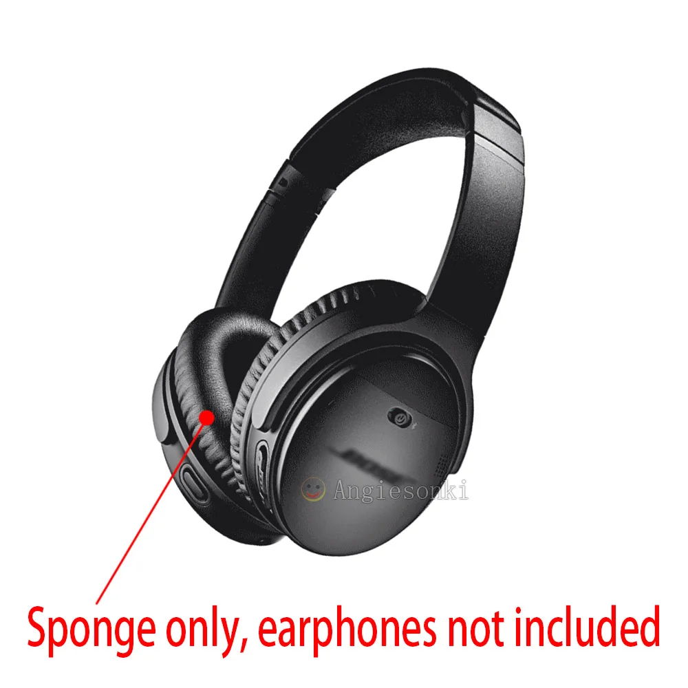 

2Pcs/1Pair Headphone Cushions Replacement Ear Pads Cushion for BOSE QC35 Headset