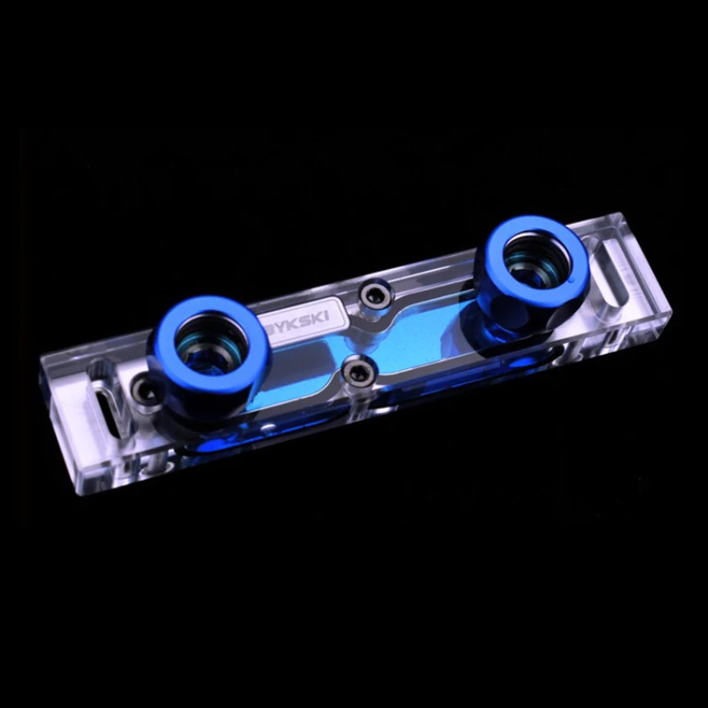 Bykski M-XPH-CU прозрачный акриловый медный ram водный БЛОК Поддержка Двойные каналы