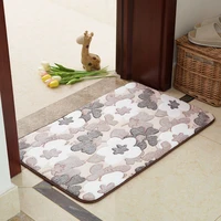 imitation marble bedroom floor mat door mat kitchen hallway entrance carpet non slip foot mat coral fleece bathroom rugs