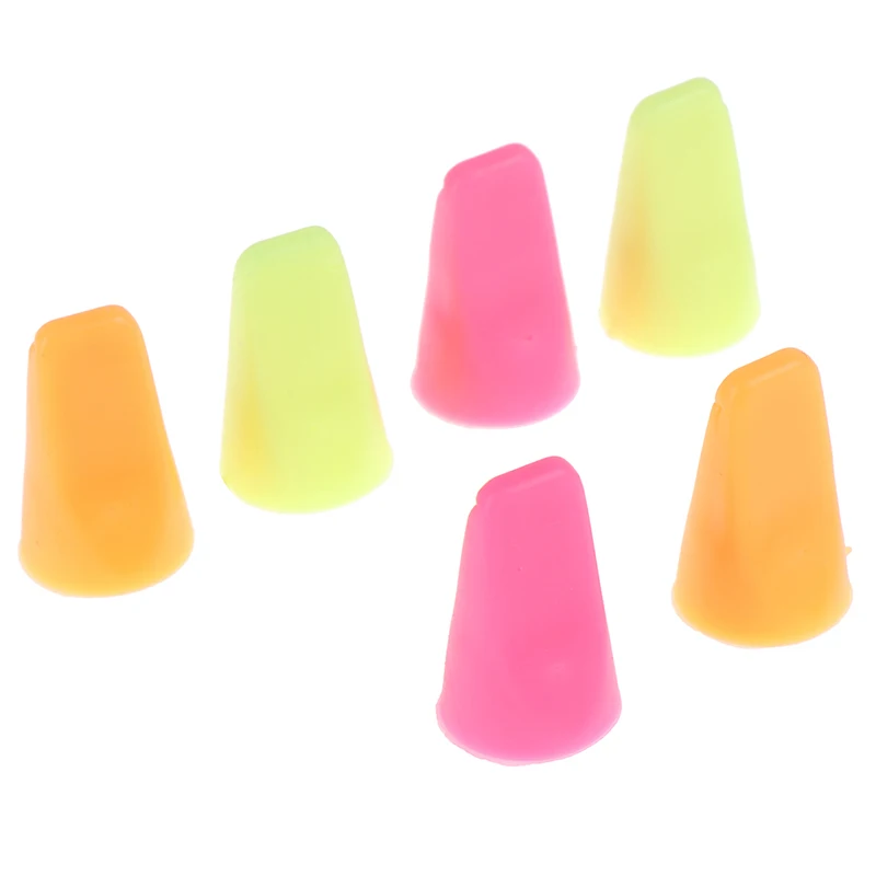 6pcs Knitting Needles Point Protectors Mix Colors Needle Tip Stopper Cover Accessories For And Sewing Tools | Дом и сад