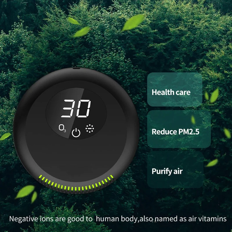 Car Ionizer Air Purifier Freshener PM2.5 Dust Smoke Cleaner for Home/Car/Office/Taxi |