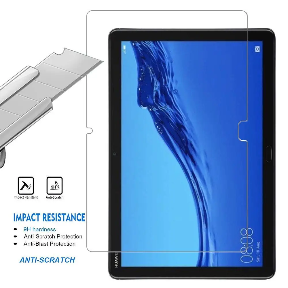

Ультрапрозрачное закаленное стекло для планшета Huawei MediaPad M5 Lite 10,1 дюйма-9H