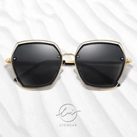 lm 2021 women polarized sunglasses double frame elegant series fashion design women glasses female eyewear uv400 zonnebril dame