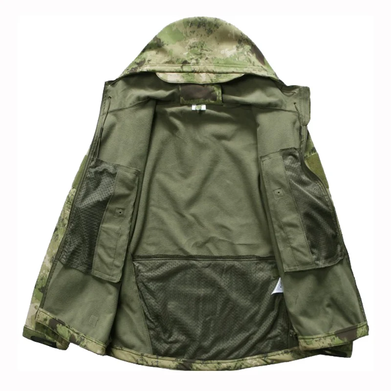 Армейская тактическая куртка Sharkskin Softshell TAD Мужская камуфляжная охотничья одежда