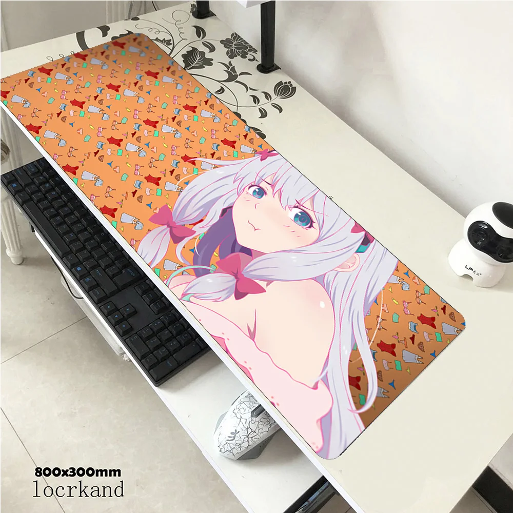 Sagiri Izumi mousepad 900x400x3mm gaming mouse pad High-end gamer mat computer desk padmouse keyboard Mass pattern play mats | Компьютеры