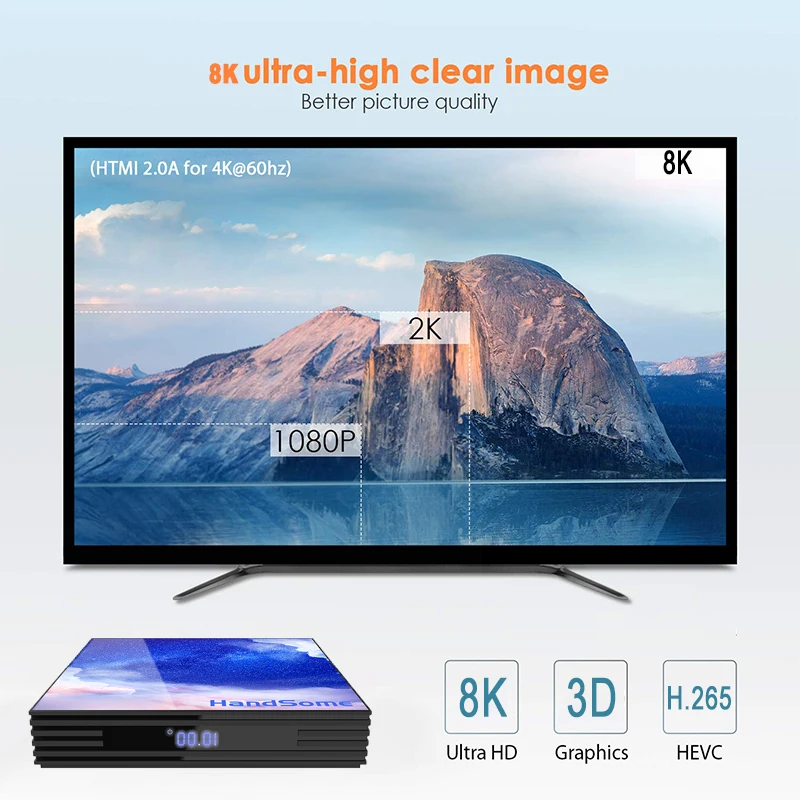 Amlogic S905X3 A95X F3 тонкий Android 9,0 4 Гб ОЗУ 64 Гб ROM2.4 и 5G двойной Wifi BT Поддержка 8K Медиаплеер smart tv приставка