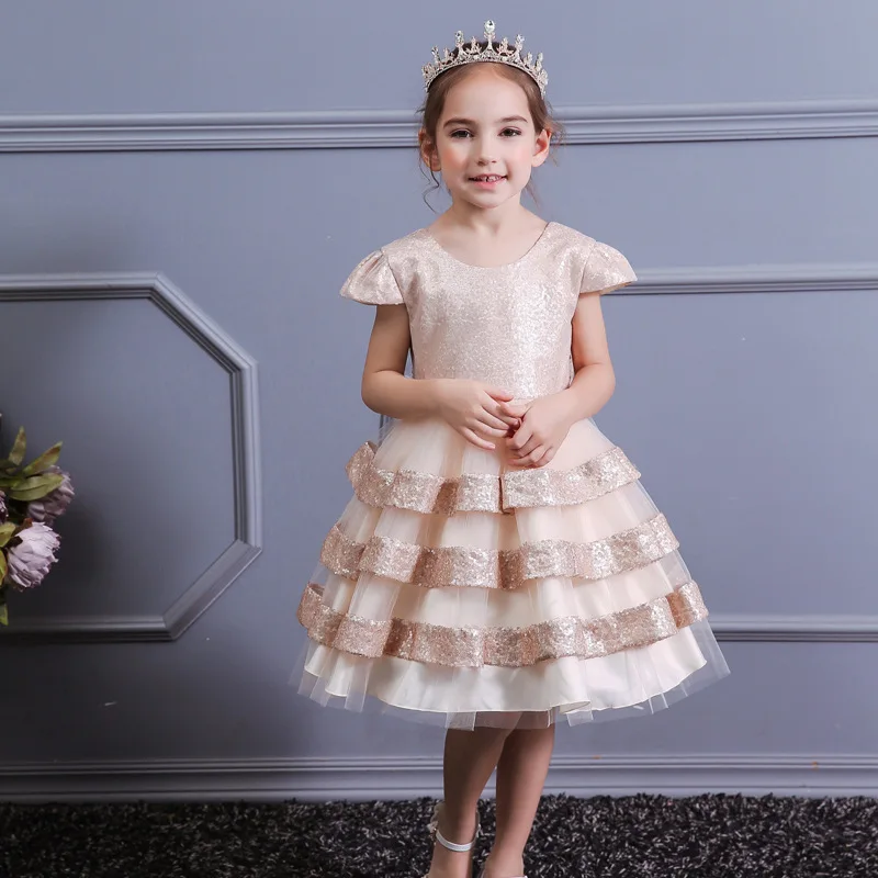 Нарядные Детские бальные платья свадебное платье для малышей новинка 2019 года