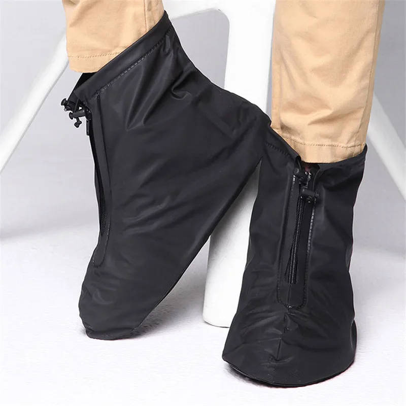Men Women Shoes raincoat for Rain Flats Ankle Boots Cover PVC Reusable Non-slip With Internal Waterproof Layer | Дом и сад