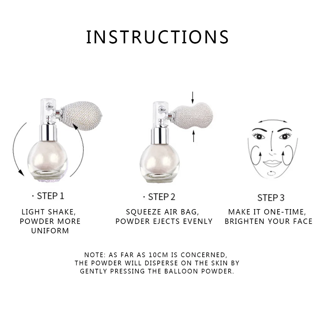 Блестящий аэрозоль Алмазный воздушный мешок порошок ароматизатор фэнтези