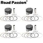 Диаметр отверстия мотоцикла STD 56 мм + 25 + 50 + 75 + 100, комплект поршневых и поршневых колец для YAMAHA FZR400RR SP 3TJ FZ400 FZ 400 4YR 1997