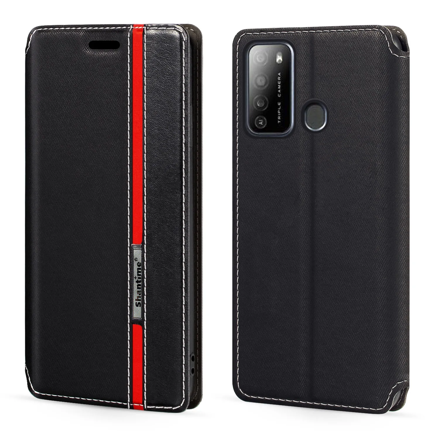 

For Itel Vision 2 Case Fashion Multicolor Magnetic Closure Leather Flip Case Cover with Card Holder For Itel S16 Pro