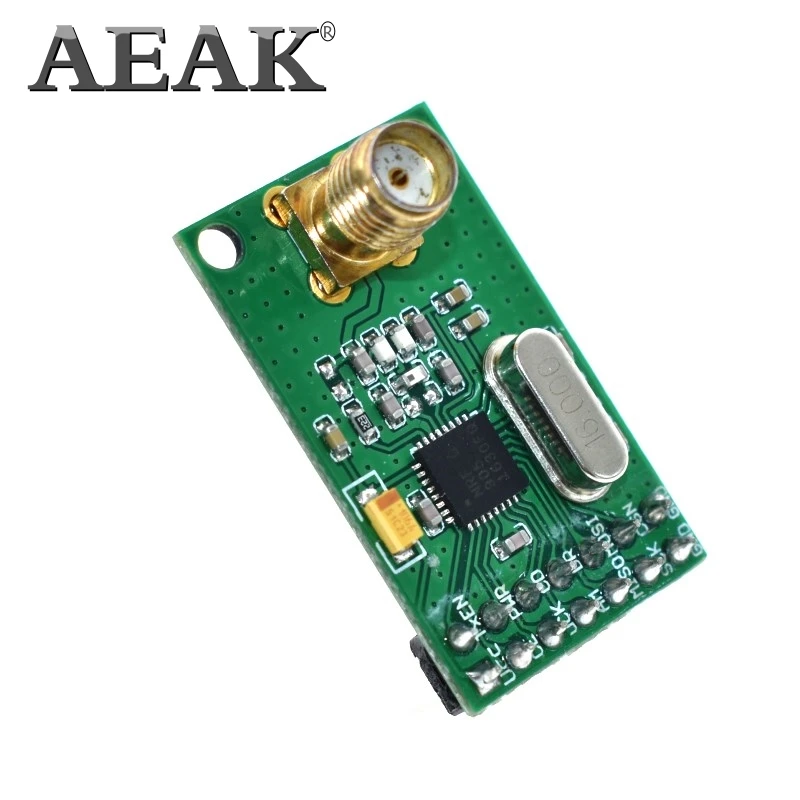 AEAK NRF905 беспроводной модуль приемопередатчика беспроводной приемник плата NF905SE с антенной FSK GMSK 433 868 915 МГц