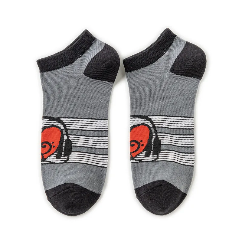 

Spring and Summer Men's Socks Cotton Animal Pattern Personality Street Couple Socks Fruit Series Comfortable Boat Socks Anime