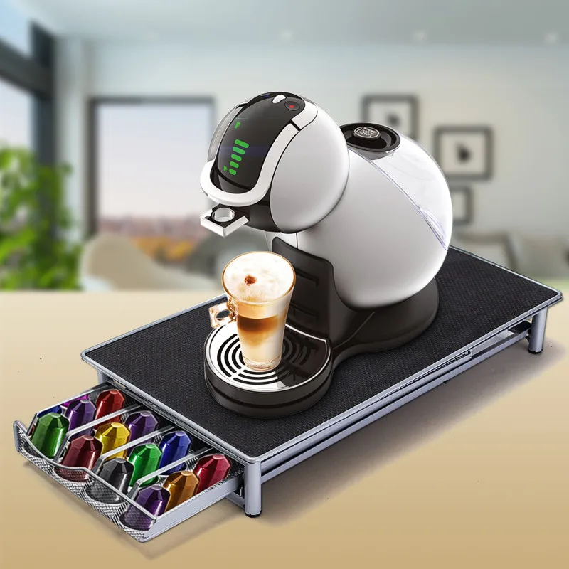 Нержавеющая сталь 36 чашек капсулы кофе nespresso Pods держатель; для хранения стойки ящики кофе держатель для капсул Организации