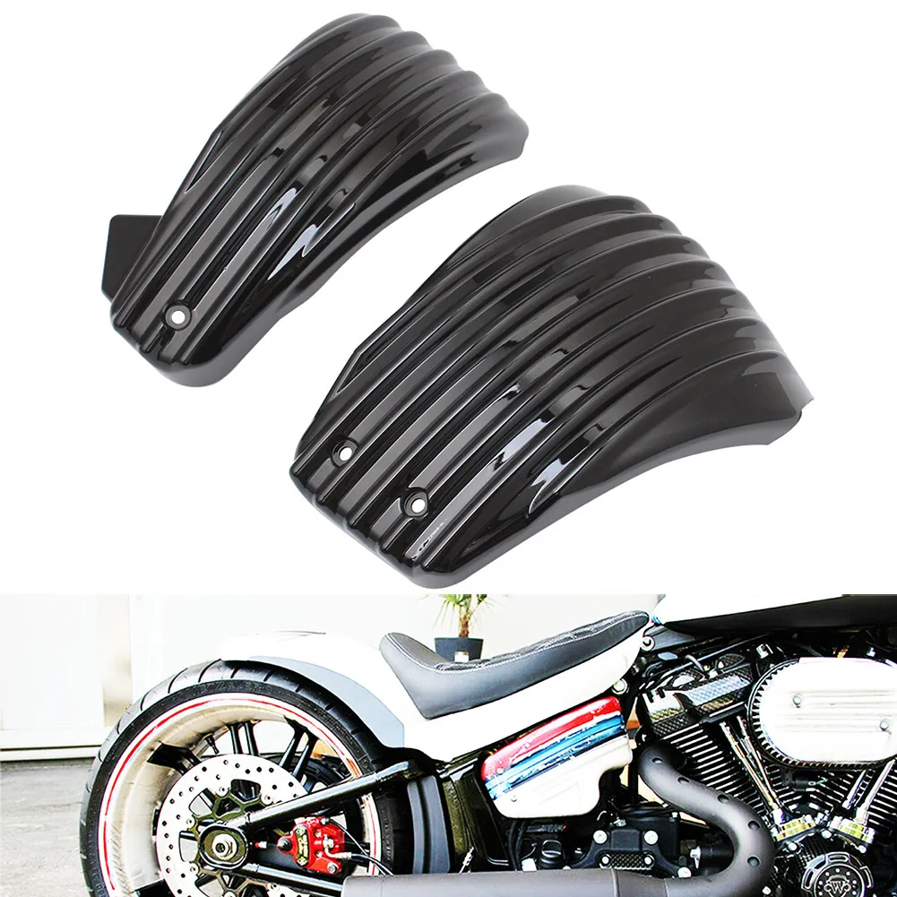 

Chrome Oil Tank Battery Toolbox Panel Cover For Harley Softail Fat Boy FXDR Fat Street BOB 2018-2020 2019