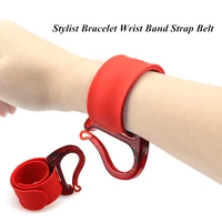 pro salon stylist bracelet wrist band strap belt rubber band storage barber hairdressing styling tools hair accessories g1114