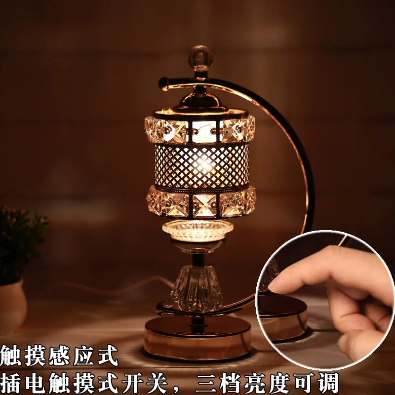 

Electric Home Incense Burner Metal Oil Aromatherapy Lamp Burner Incense Vintage Queimador De Incenso Yoga Decoration EF50XL