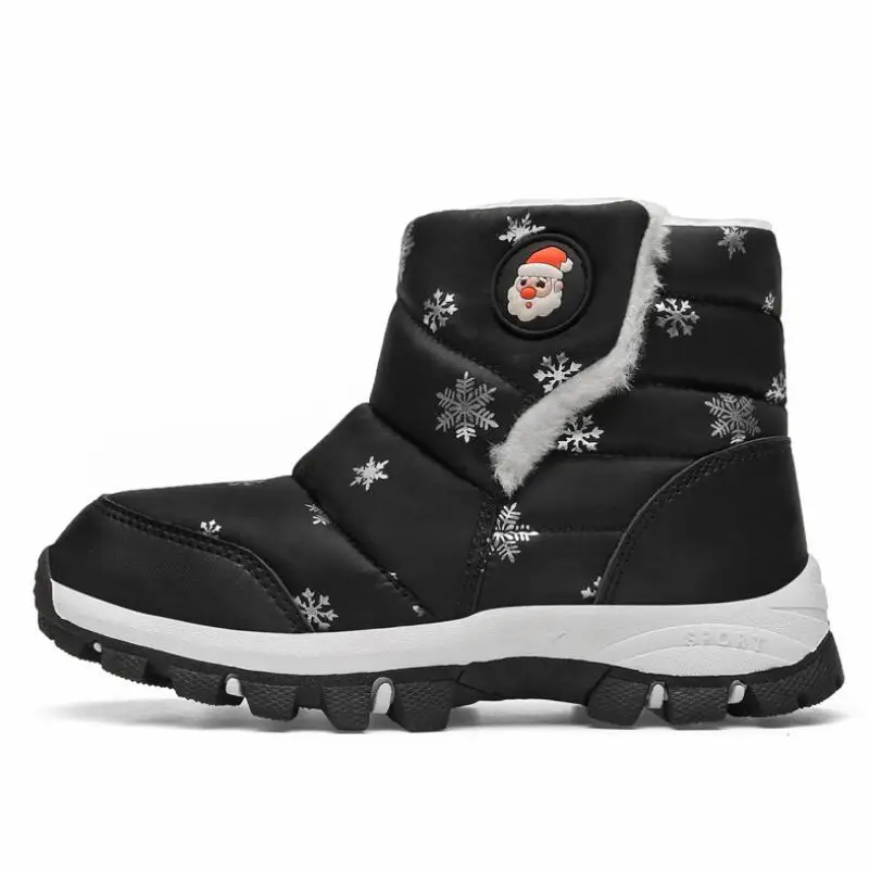 2019 год новый Санта-Клаус фестиваль зима детские зимние ботинки для мальчиков