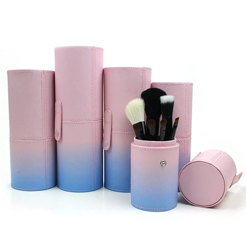Женский дорожный держатель для кистей макияжа пылезащитный органайзер коробка