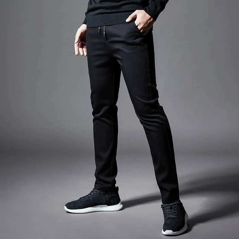 Продаются со скидкой! 2019 осенние мужские деловые брюки высокого качества с