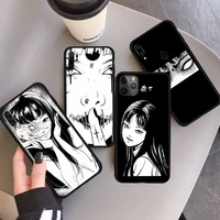 japanese horror tomie phone case for iphone samsung note 20 10 9 5 7 8 12 11 pro max mini plus x xr xs g lite cover funda shell
