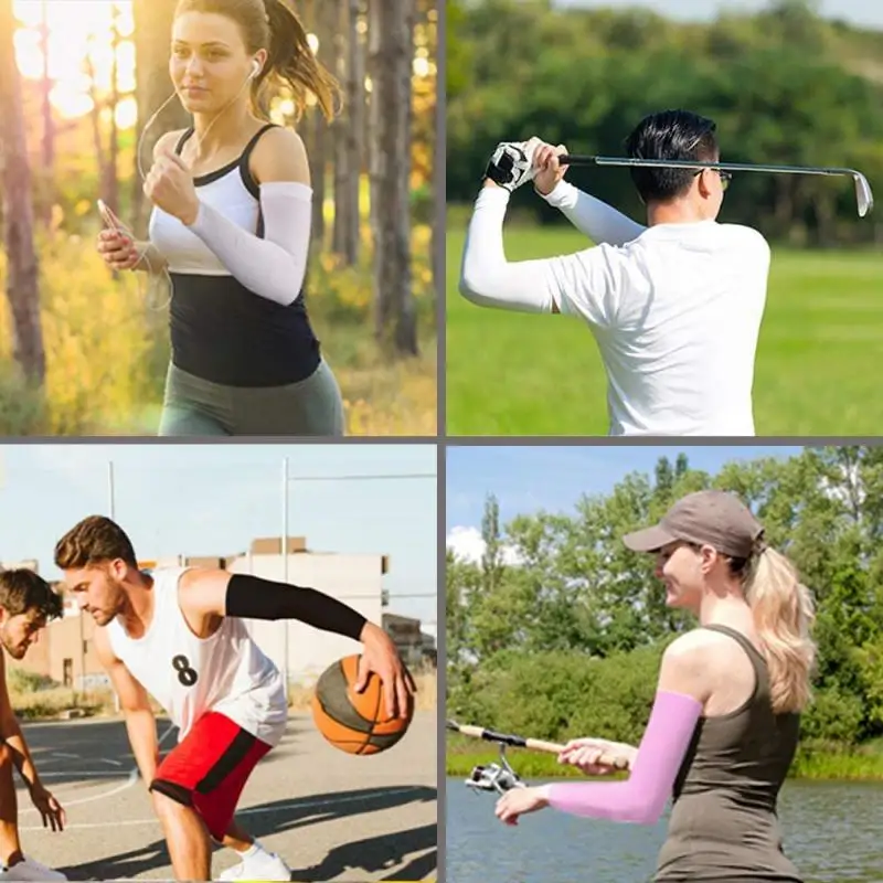 

Ice Sleeves Running Camping Arm Warmers Basketball Sleeve Running Arm Sleeve Cycling Sleeves Summer Sports Safety Gear