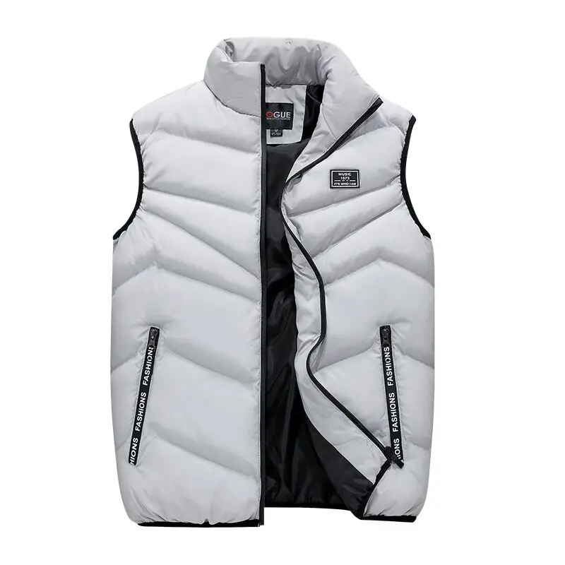 

2021 new autumn winter vest sleeveless vest, new down jacket vest, casual fashion men's thermal vest, youth extra thick coat