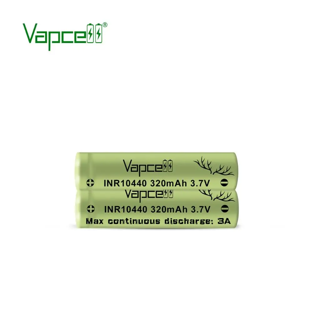 HKJ test QZ Vapcell INR10440 320 мач 3 а 7 в литий ионный аккумулятор с плоским верхом