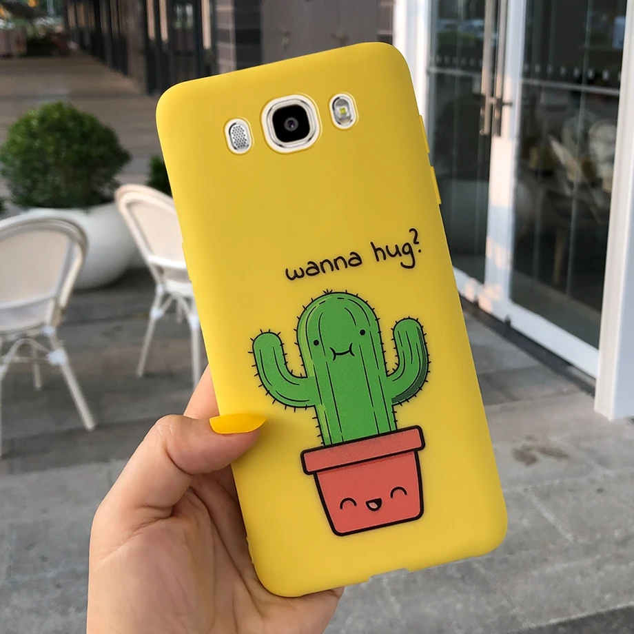 Чехол для Samsung J7 2016 силиконовый мягкий окрашенный чехол Galaxy J710 J710FN J710F J710M J710Y